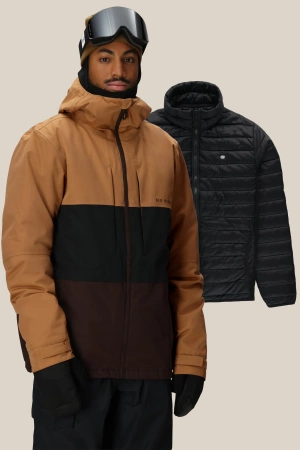 Kurtka snowboardowa 686 SMARTY® 3-in-1 Form Jacket (caramel colorblock)