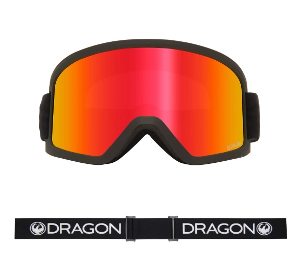 Gogle DRAGON DX3 OTG Black Red Ion