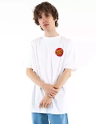 Koszulka Santa Cruz Classic Dot Chest White