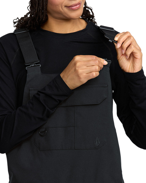 VOLCOM Creston 3D Stretch Bib Overall (black) snowboard pants