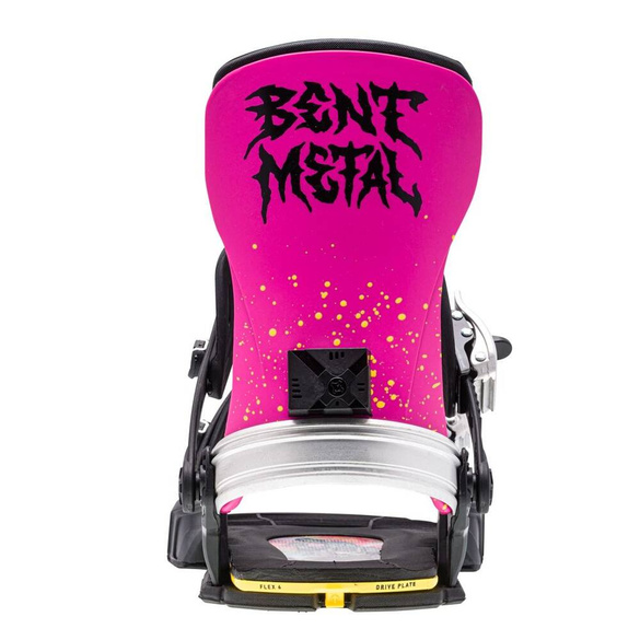 BENT METAL Transfer (black/pink) snowboard bindings