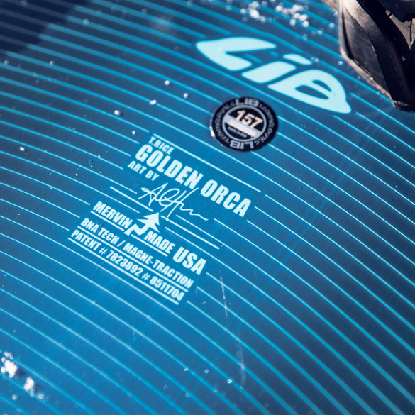 Snowboard LIB TECH Travis Rice Golden Orca 157
