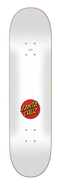 Deska SANTA CRUZ Classic Dot 8,0" (white)