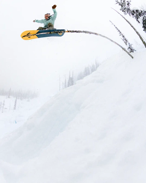 JONES Mercury FASE® (blue art) snowboard bindings