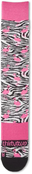 THIRTYTWO Double WMN (black/pink) snowboard socks