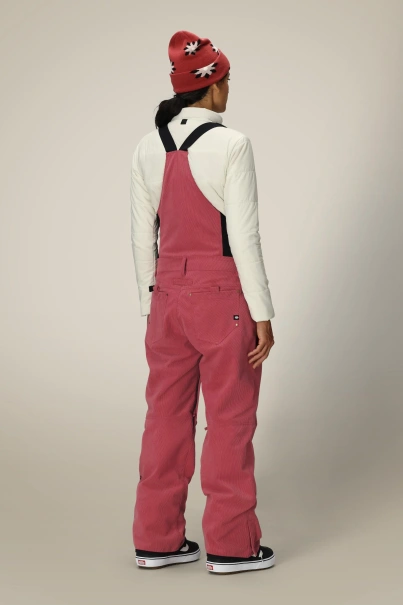 Spodnie snowboardowe 686 Black Magic Bib (rosewood corduroy)