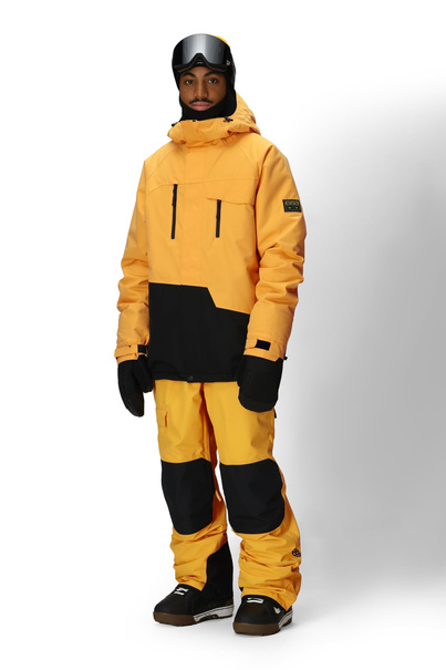 Kurtka snowboardowa 686 Geo Insulated (yellow gold colorblock)