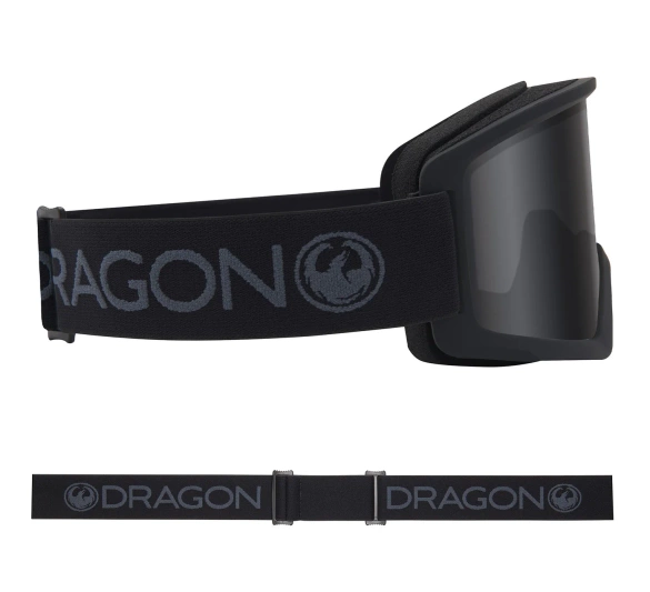 DRAGON DX3 L OTG Blackout Dark Smoke snow goggles
