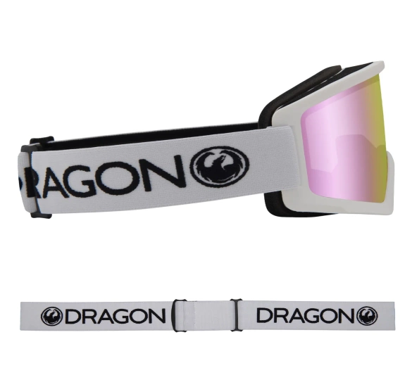 Gogle DRAGON DX3 OTG White Pink Ion