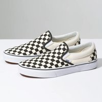 checkerboard black/off white