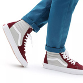 VANS Sk8 Hi (classic sport port royale/mineral grey) shoes