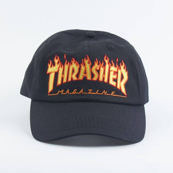 Czapka Thrasher Flame Old Timer Blk