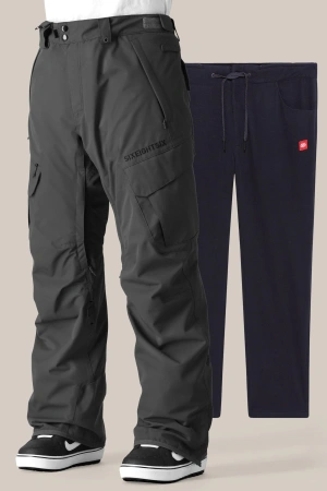 686 Smarty 3-in-1 Cargo (charcoal) snowboard pant