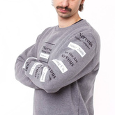 Bluza NERVOUS Repeat crew (grey)