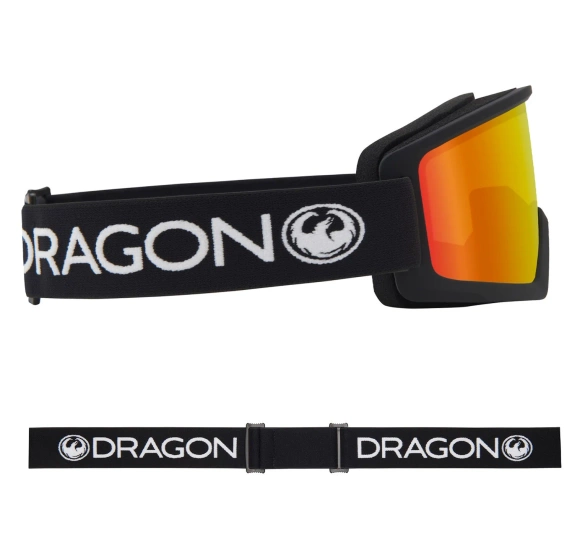 DRAGON DX3 OTG Black Red Ion snow goggles