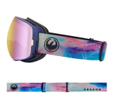 DRAGON X2s Sunset Pink Ion + Violet snow goggles