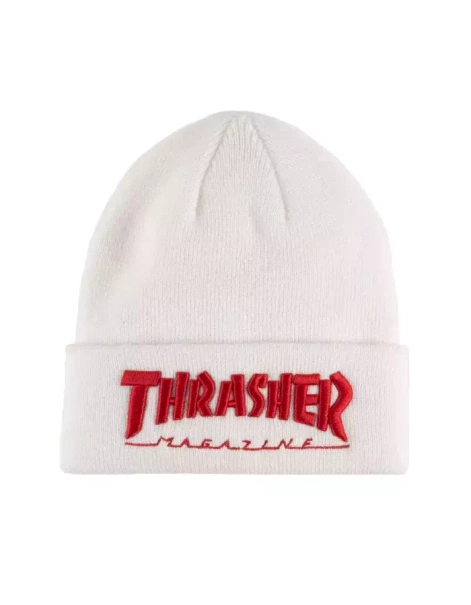 Czapka Thrasher Embroidered Logo White/Red