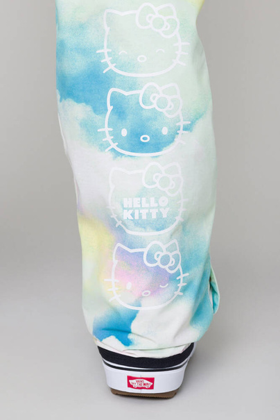 686 Harper Bib (hello kitty cloud tie dye) snowboard pants