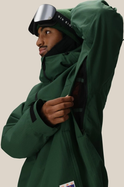 686 Dojo Jacket (moss green ripstop) snowboard jacket