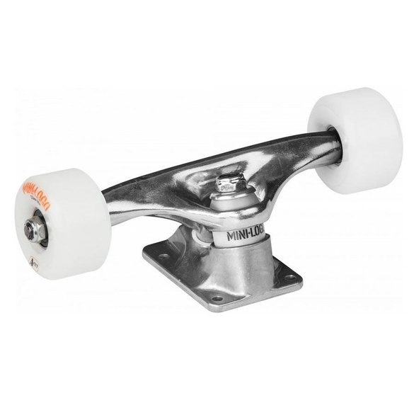 Zestaw MINI LOGO Trucki 8,0" (raw) + Łożyska MINI LOGO + Kółka MINI LOGO A-Cut 101A 53mm (white)