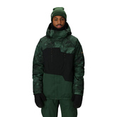 686 Geo Insulated Jacket (green moss colorblock) 2026
