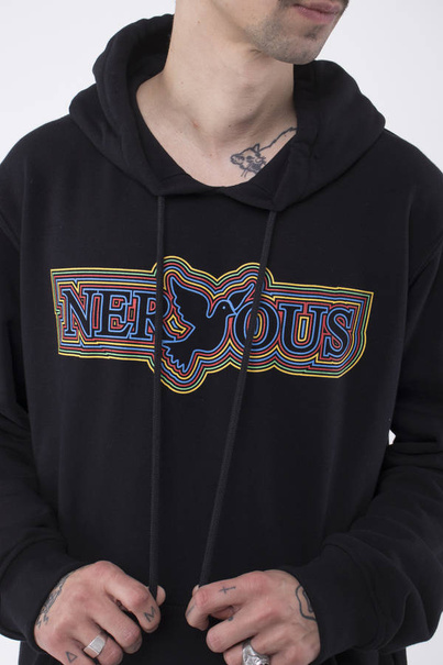 Bluza NERVOUS Hood Classic Tribe (black)