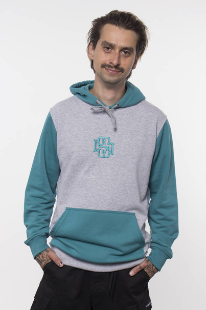 Bluza NERVOUS Initial (ocean/grey)