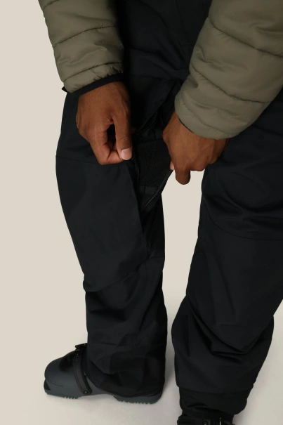 686 20K Hot Lap Shell Bib (black) snowboard pants