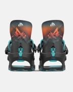 JONES Mercury FASE® (blue art) snowboard bindings