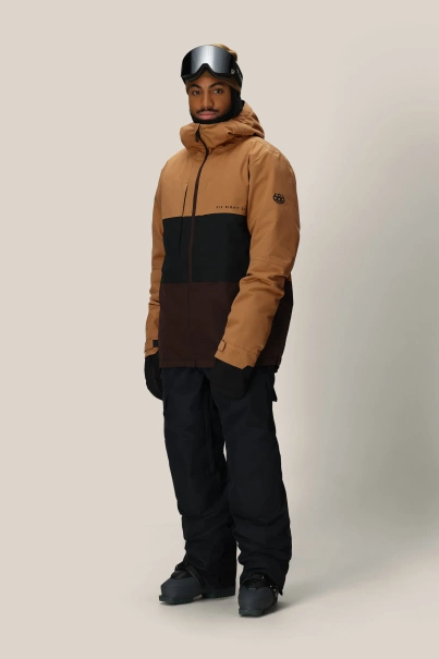 Kurtka snowboardowa 686 SMARTY® 3-in-1 Form Jacket (caramel colorblock)