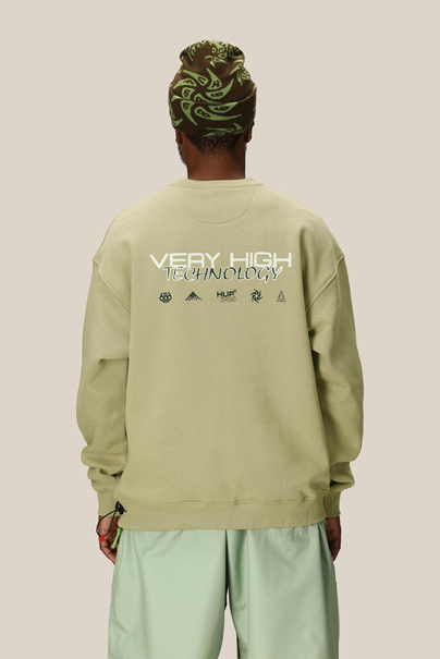 686 x HUF Premium Heavyweight Crew Sweatshirt