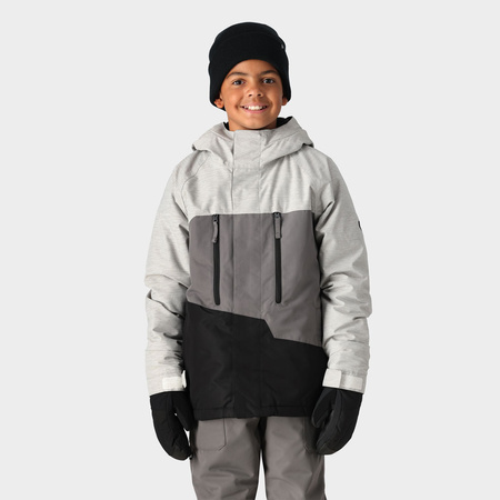 686 Geo Insulated Jacket cypress (white heather colorblock)