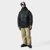 686 Geo Insulated Jacket (black ripstop colorblock)