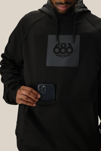 686 Bonded Fleece Pullover (black) snow hoody
