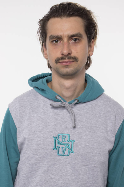 Bluza NERVOUS Initial (ocean/grey)