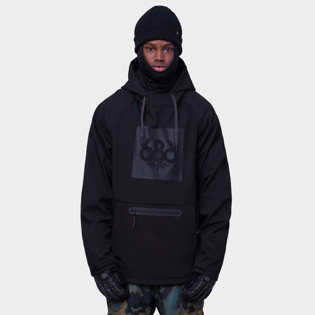 686 Wateproof Hoody (black) snow pullover