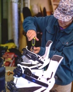 JONES Mercury FASE® (cloud white) snowboard bindings