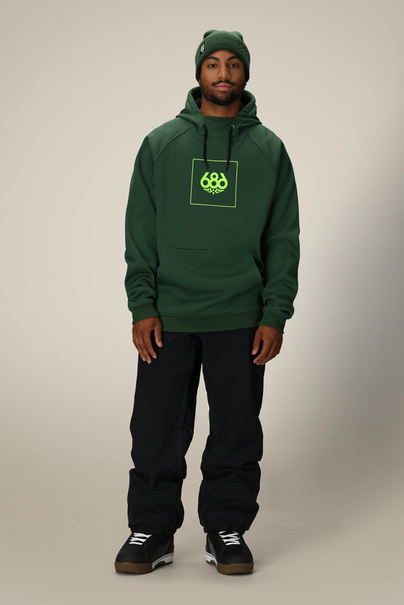 686 Bonded Fleece Pullover (moss green) snow hoody