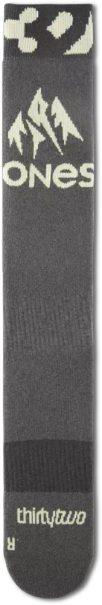 Skarpety snowboardowe THIRTYTWO Jones Merino ASI (black)