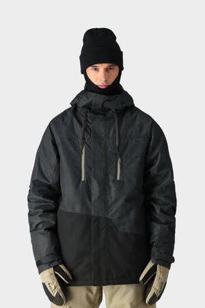 Kurtka snowboardowa 686 Geo Insulated (black ripstop colorblock)