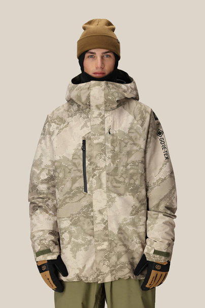 Kurtka snowboardowa 686 GORE-TEX Core Shell (limestone hemisphere print)
