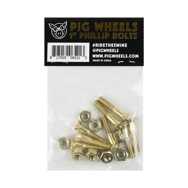Montażówki PIG WHEELS Philips Gold 1"