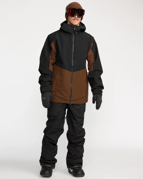 Kurtka snowboardowa VOLCOM Brighton Full Zip (brown) 2026