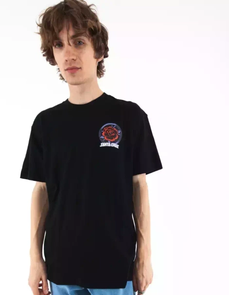 Santa Cruz Til The End Hand Black T-shirt