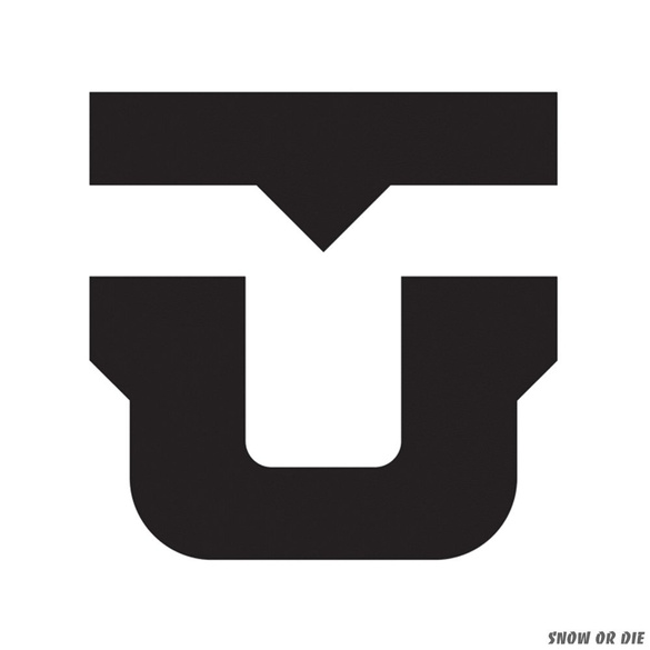 UNION U Diecut sticker (black) large