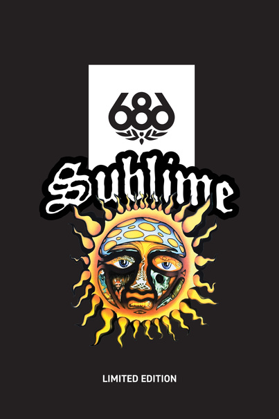 686 X SUBLIME Primer Mitt snowboard mittens