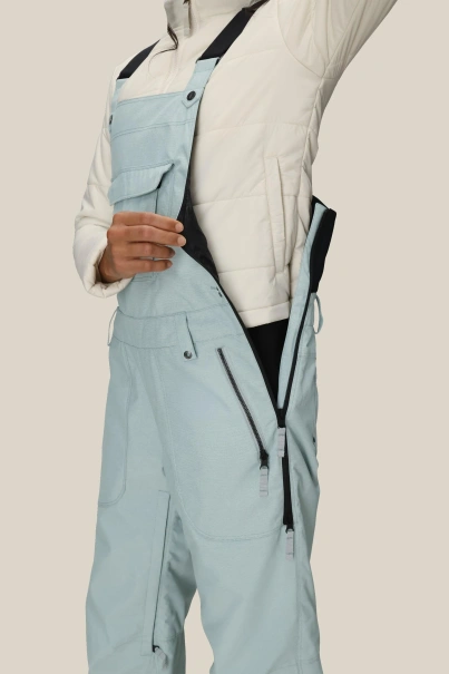 Spodnie snowboardowe 686 Black Magic Bib (dusty marine dobby)