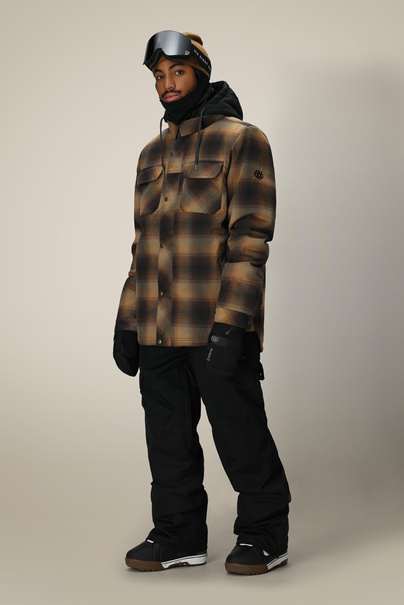 686 Woodland Insulated (caramel plaid) snowboard jacket