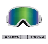 DRAGON DX3 OTG White Green Ion snow goggles