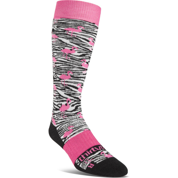 THIRTYTWO Double WMN (black/pink) snowboard socks